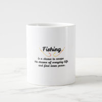 Fishing is a chance to escape the stresses of ever