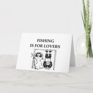 FISHing is for lovers Holiday Card