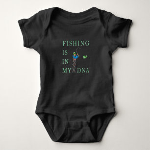 Fishing is in my DNA Baby Bodysuit