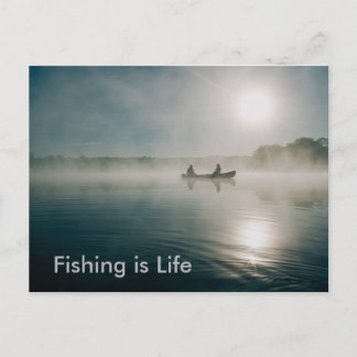 Fishing is Life postcard