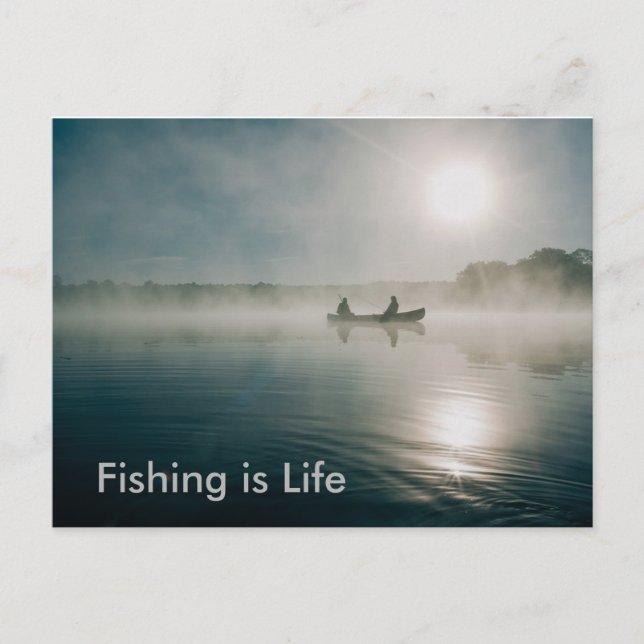 Fishing is Life postcard (Front)