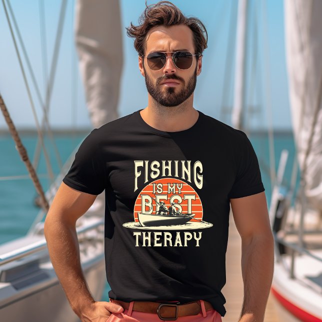Fishing is My Best Therapy T-Shirt (Creator Uploaded)