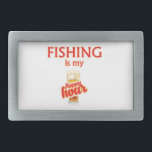 Fishing Is My Happy Hour Belt Buckle<br><div class="desc">When you're out there fishing,  it's just as good as being at the bar with your friend.  And probably cheaper.</div>