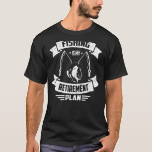 Fishing Is My Retirement Plan Habit Full Spinning T-Shirt
