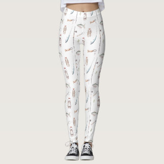 Fishing Is The Sport Of Drowning Worms Leggings