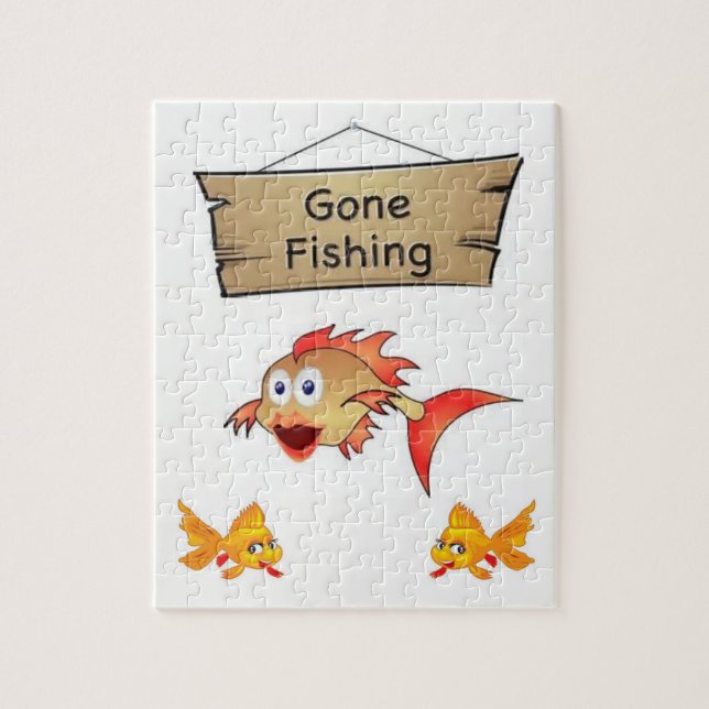 Fishing Jigsaw Puzzle (Vertical)