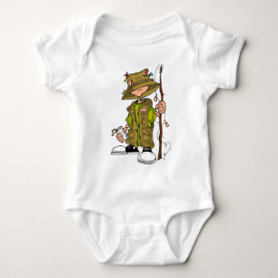 Fishing Kid Baby Bodysuit