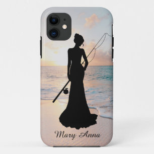 Fishing Lady Case-Mate iPhone Case