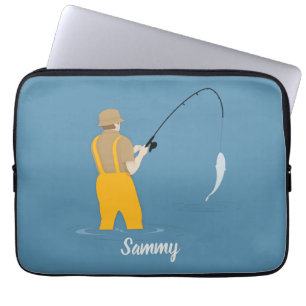 Fishing Laptop Sleeve