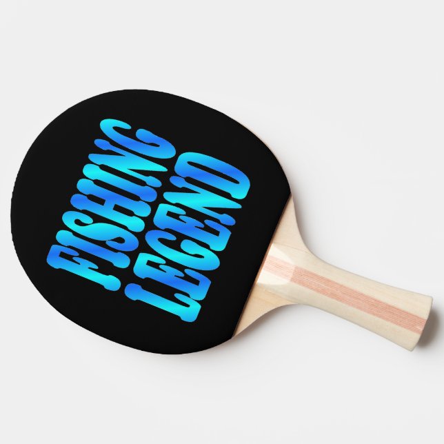 Fishing Legend Ping Pong Paddle (Side)