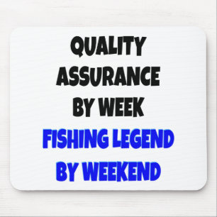 Fishing Legend Quality Assurance Clerk Mouse Pad