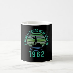 Fishing Legends Were Born In 1962 Coffee Mug