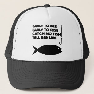 Fishing Lies Funny Ball Cap Trucker Hat