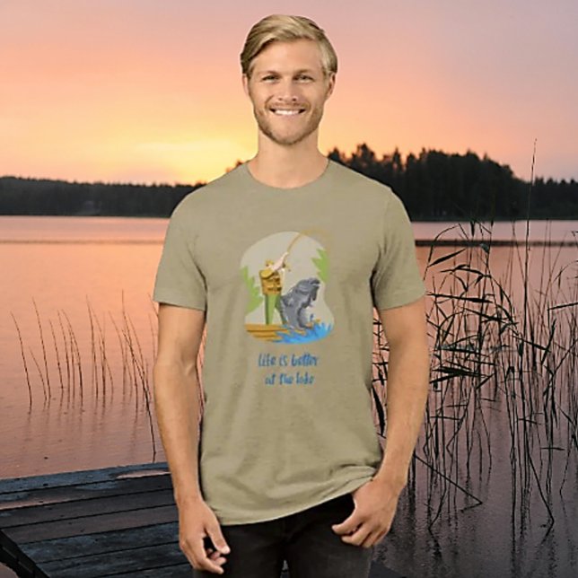 Fishing Life: I'd Rather Be Tri-Blend Shirt (Creator Uploaded)