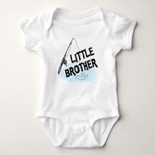 Fishing Little Brother Baby Bodysuit