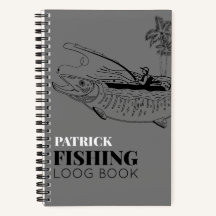 Fishing Log Book Fishing Diary Fisherman Notebook