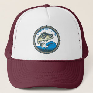 Fishing Logo " Lunker Club "  Trucker Hat