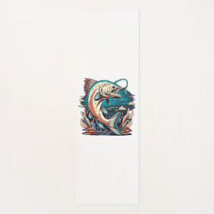 Fishing lover Fishing passion Fishing quotes Yoga Mat