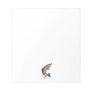 Fishing Lover  – Trout Fishing Design Notepad