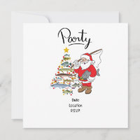 Fishing Lovers Christmas with Santa Claus