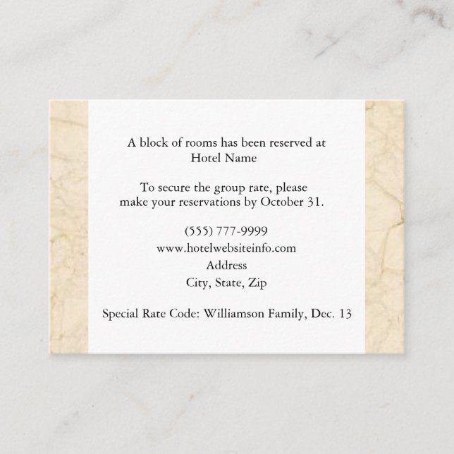 Fishing Lovers Hotel Accommodation Enclosure Cards (Front)