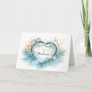 Fishing Lovers Wedding  Thank You Card
