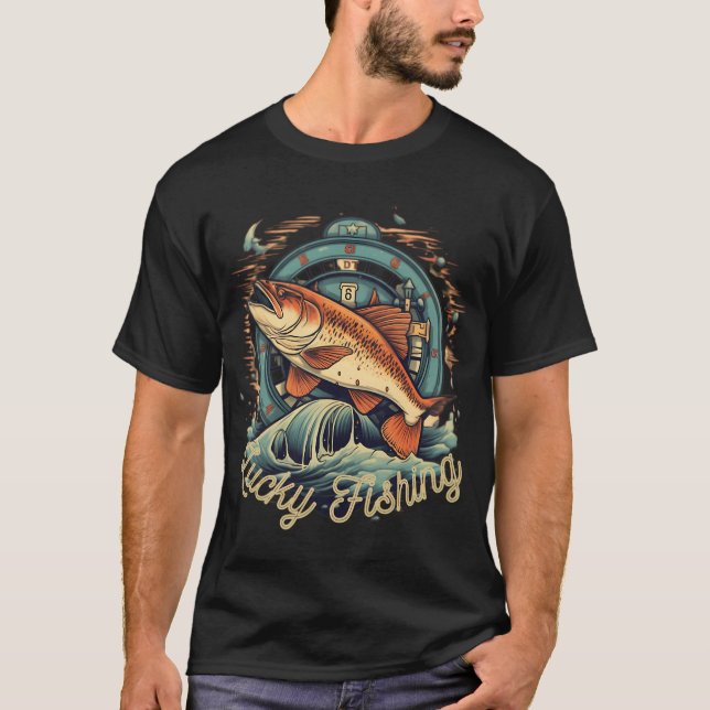 Fishing lucky fishing T-Shirt (Front)