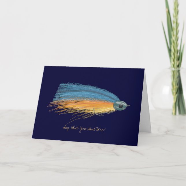 Fishing Lure Blank Greeting Card (Front)
