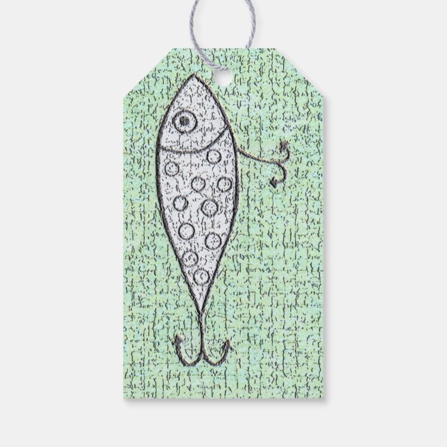 Fishing Lure Gift Tags (Back)