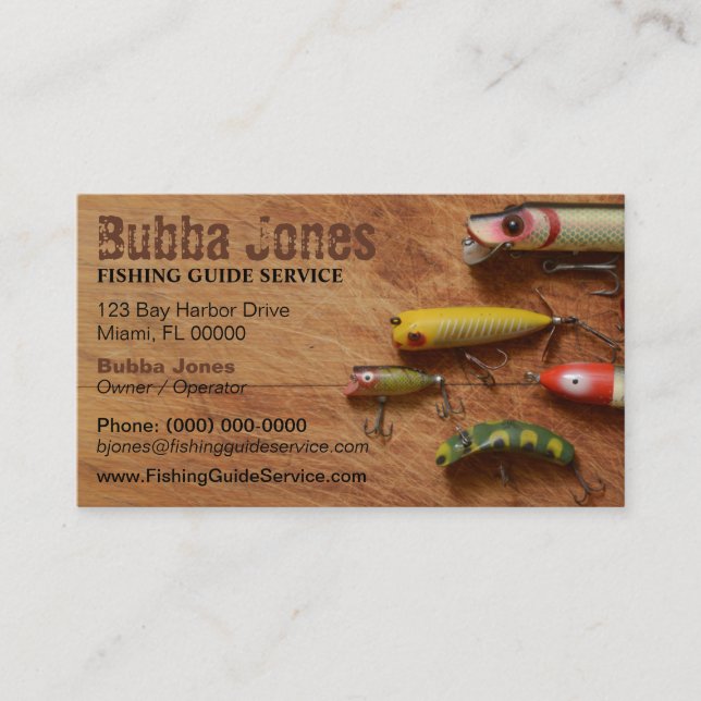 Fishing Lures Business Card (Front)