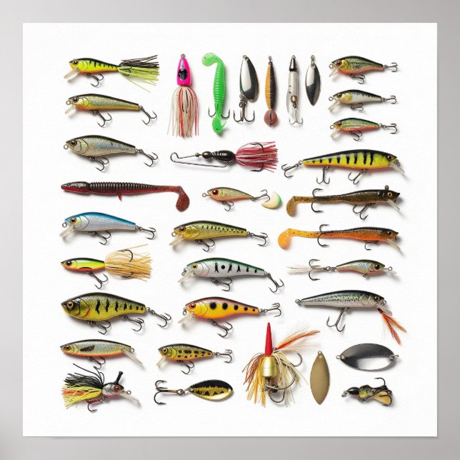 Fishing Lures Collection Poster (Front)