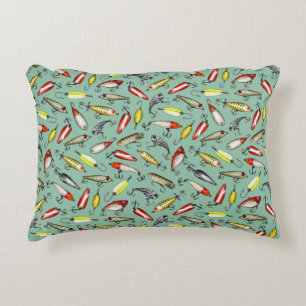 Fishing Lures Decorative Cushion