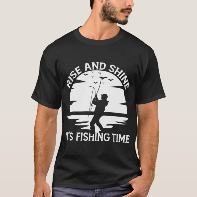 Fishing makes me happy T-Shirt (Front)