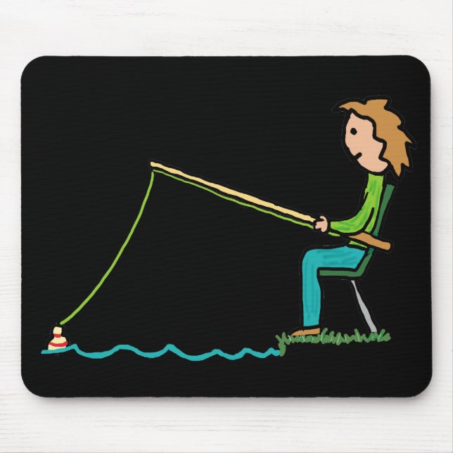 Fishing Mouse Pad (Front)