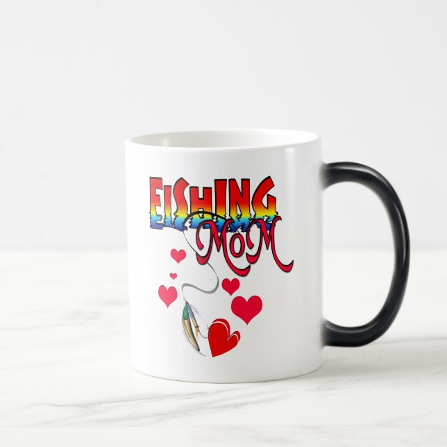 Fishing Mum Apparel Magic Mug (Right)