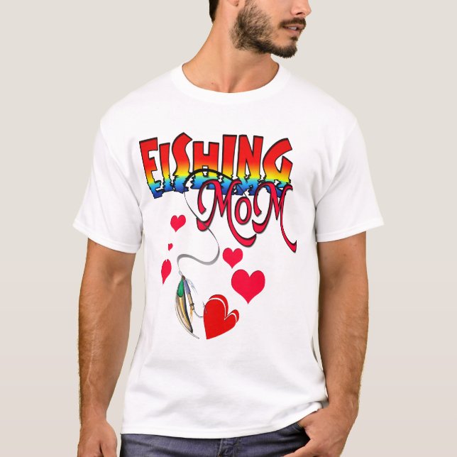 Fishing Mum Apparel T-Shirt (Front)