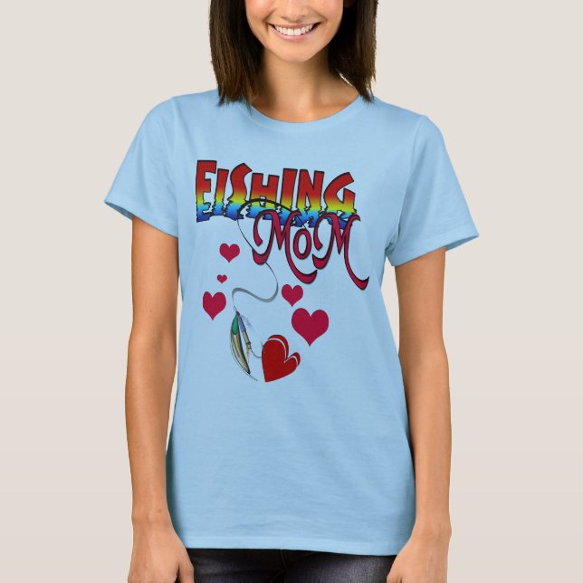 Fishing Mum Apparel T-Shirt (Front)