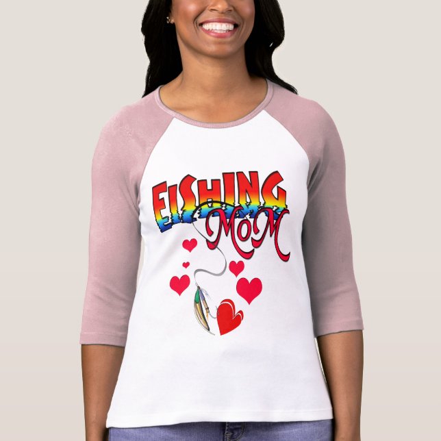 Fishing Mum Apparel T-Shirt (Front)