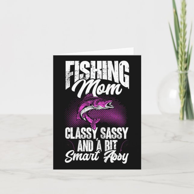 Fishing Mum Cly Sy  Card (Front)