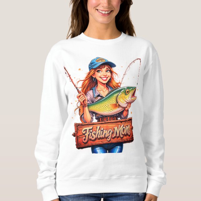 Fishing Mum Sweatshirt (Front)