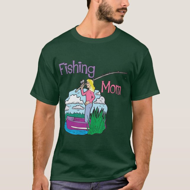 Fishing Mum T-Shirt (Front)
