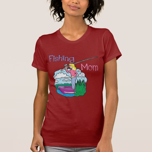 Fishing Mum T-Shirt (Front)