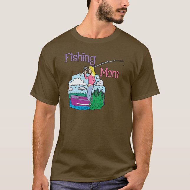 Fishing Mum T-Shirt (Front)