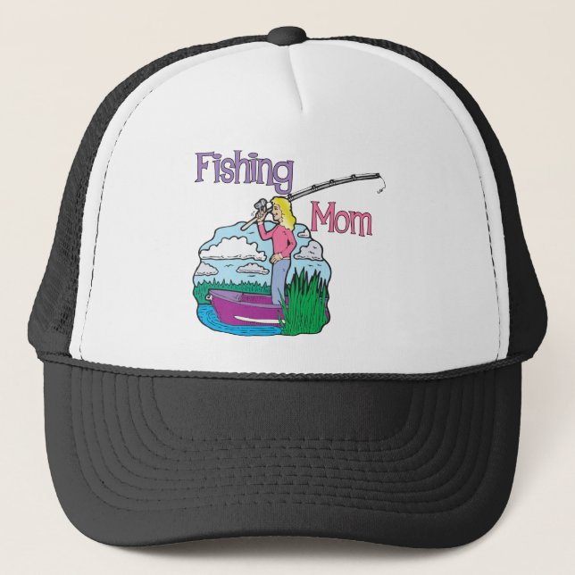 Fishing Mum Trucker Hat (Front)
