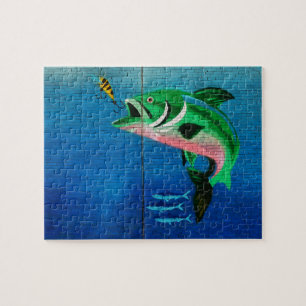 Fishing Mural Artwork Street Murals Jigsaw Puzzle