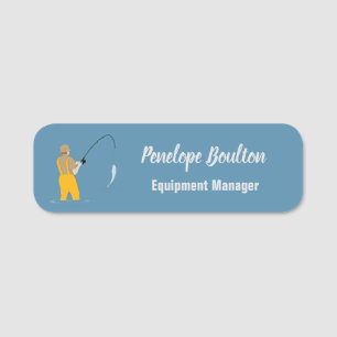 Fishing Name Tag