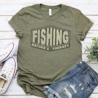 Fishing Nature's Therapy - fishing lovers  T-Shirt
