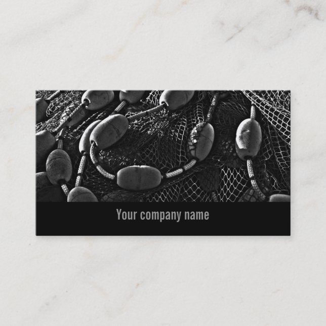 Fishing nets / seafood business card (Front)