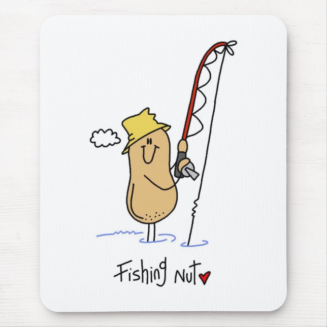 Fishing Nut Mouse Pad (Front)