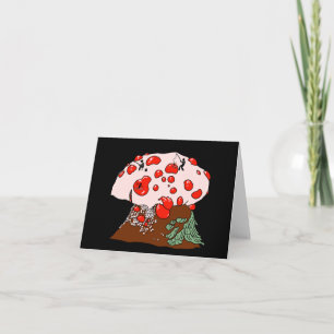 Fishing on Bleeding Tooth Mushroom Card